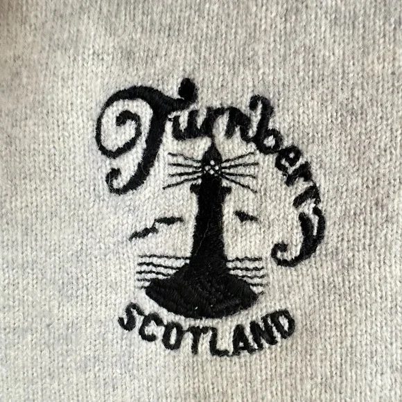 R.S. Jamieson Turnberry Scotland Wool V-Neck Sweater Beige XL or XXL Pringle